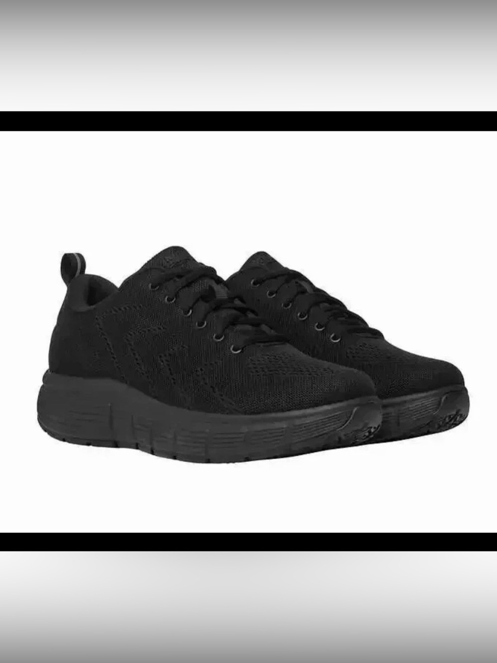 Kirkland Signature Men's Comfort Walker Sneakers Black Size 8.5 M US
